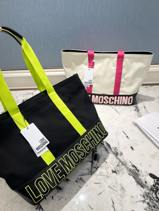 纯元Love Moschion Free Time女士帆布托特购物袋 商品图2
