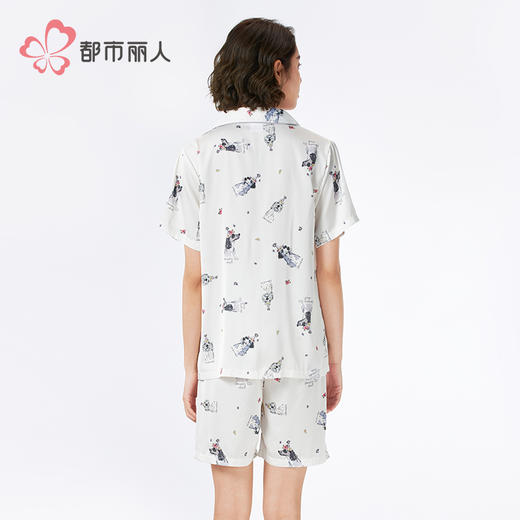 都市丽人超值精选女士特价棉质短袖套装薄冰雪丝短袖类LHH1A6 商品图3