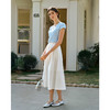 
OLrain欧芮儿法式白色半身裙女夏季2025年新款简约休闲A字裙 商品缩略图3
