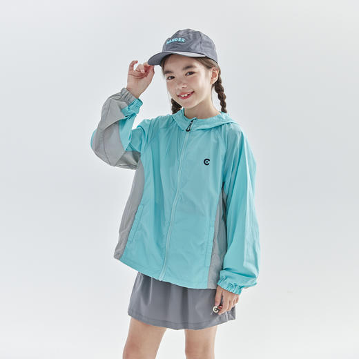 cicochild25年夏季新款亲子中大女童拼色防晒服轻薄透气亲子外套 商品图4