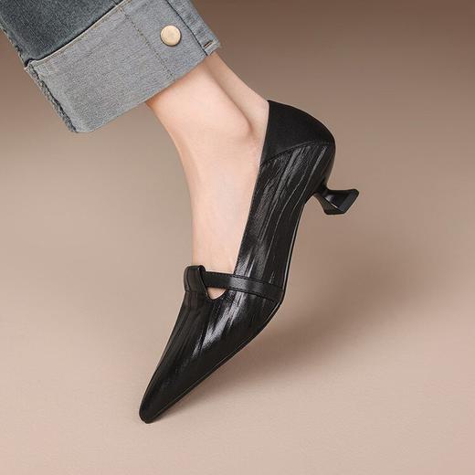 【预售5天】时尚法式低跟小皮鞋，拼色气质显瘦单鞋PLGZ&D171-2 商品图2