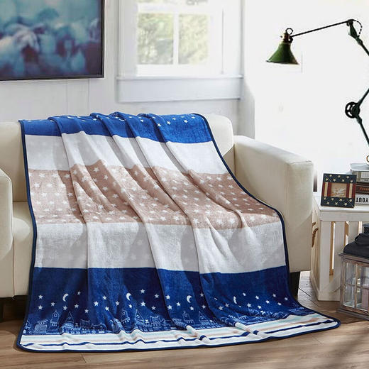 【分仓直发包邮】罗莱梦幻星空靠垫毯140*180cm 商品图0