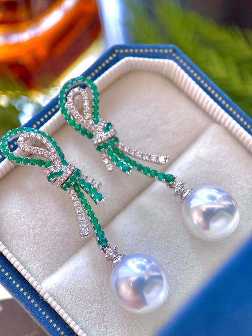 11mm-12mm澳白耳坠 商品图0