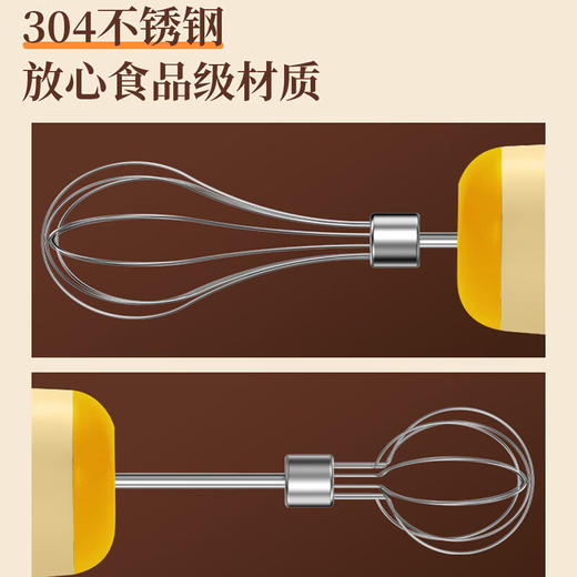 【多样屋专柜】艾贝丽无线打蛋器 明黄色 商品图4