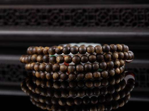 XY0048原创沉香+翡翠花开富贵喜上眉梢挂件 商品图5