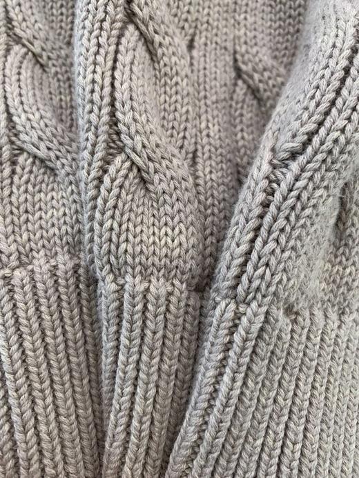 【高品质私服】【RL 修身版绞花编织棉质针织开衫】精巧直身版型，不压身高轻松驾驭G1172-CC【无标出货 介意慎拍】 商品图14