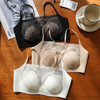 官网589！法式蕾丝轻薄兔耳杯无钢圈软支撑文胸罩女 抹胸美背内衣 商品缩略图5