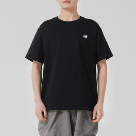 New Balance纽巴伦 男士黑色全棉短袖T恤