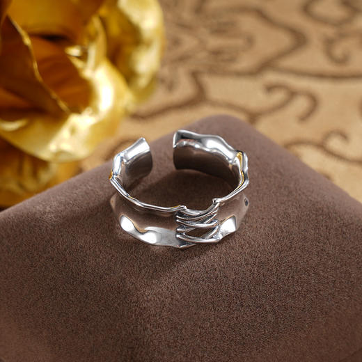 子佩集S925银【封锁之恋】戒指【JZ-1193】纯银原创22502 商品图2