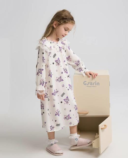 【春上新】8楼爱慕儿童Aimer Kids女孩酷洛米幻彩熊长袖睡裙AK144H221，吊牌价429元 商品图1