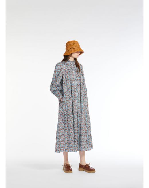 【高品质私服】【MM棉质碎花连衣裙】收腰版型 凸显腰身拉长身材比例G0795-CC【无标出货 介意慎拍】 商品图2