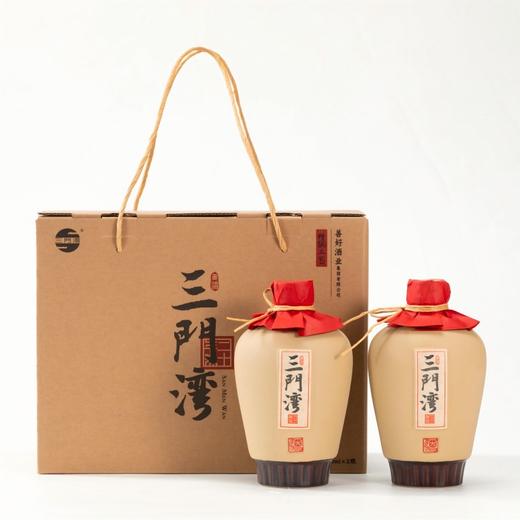 二十年窖藏手工酿造 ‼三门湾二十年窖藏清爽型黄酒14度 500ml×2瓶礼盒装 商品图2