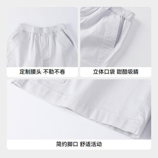 女童全腰梭织中裤夏季新款安奈儿童装实体店同款AG526676 商品图4