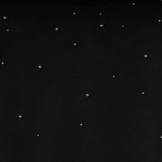 T580夏季新款重工满天星铆钉短袖t恤男女宽松半袖百搭体恤 商品图5