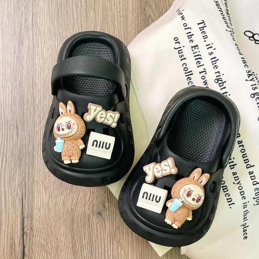 积分兑换【儿童洞洞鞋】新款男童女童公主沙滩凉拖鞋小童包头软底防滑 春季出游#异业福利 商品图6