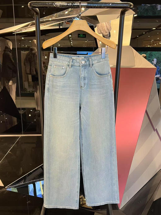 基础款小直筒牛仔裤 商品图0