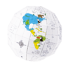 北斗 创意纸地球20cm（卡通手绘版）（卡通彩色版）（学生手绘版）【15cm 20cm可选】 商品缩略图3