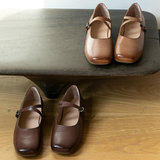 牧衣游原创 复古文艺舒适百搭平底单鞋 苑叙【不支持会员折】 商品图0