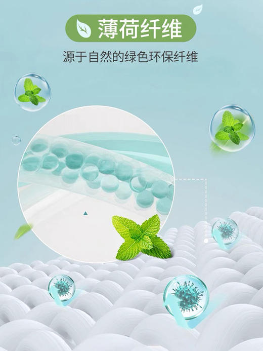 【10A抑菌 亲肤绵柔】薄荷凉感防臭袜 5双装 商品图2