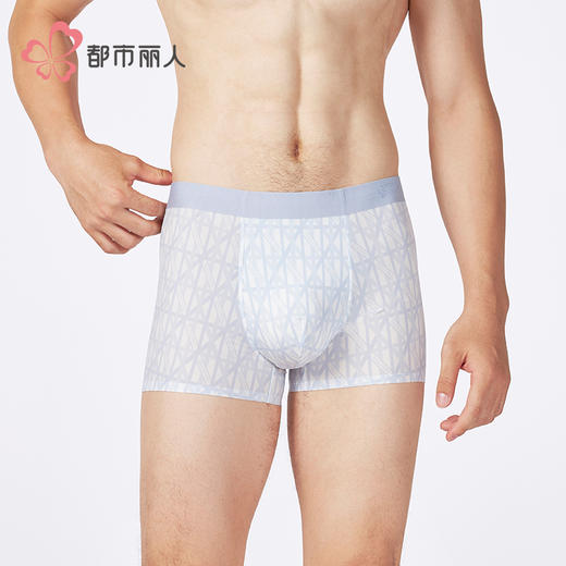 都市丽人日常休闲锦纶平角冰丝平角裤FKHH05 商品图1