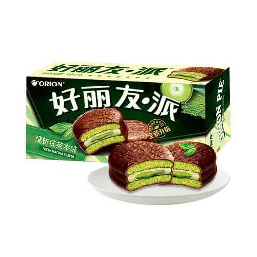 好丽友清新抹茶本味派 216g/6枚 商品图0