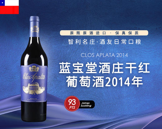 智利-蓝宝堂酒庄干红葡萄酒2014 商品图0