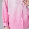 笛莎Deesha 童装女童衬衫2025夏新款女童粉白渐变衬衫 商品缩略图3