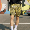 LUSHISI山荧主题短裤蛇纹印花设计双面透气短裤吸湿排汗运动篮球 商品缩略图0