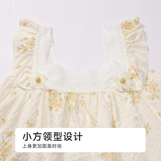 都市丽人会员精选女士软绵绵短袖裙薄软绵绵抽条无袖类LHH6F6 商品图4