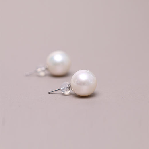 淡水珍珠套装 项链+925银耳钉 10.5-11.5mm 一口价 109085W 商品图6