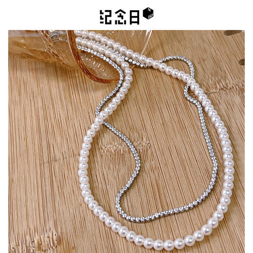纪念日百货女款珍珠系列H02069叠戴项链159053631 商品图5