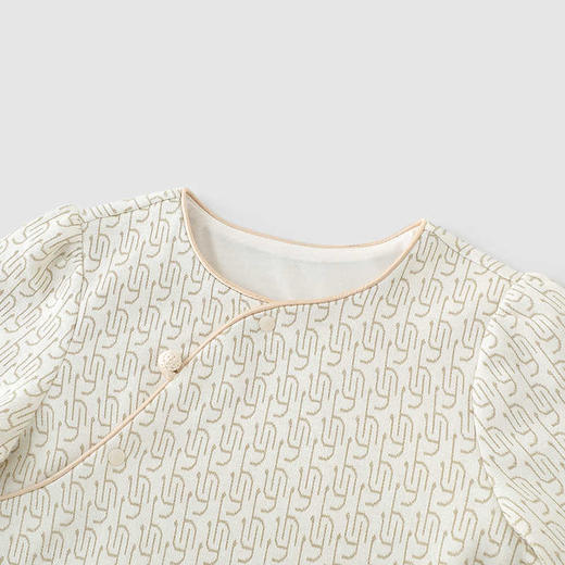 英氏套装春秋女童长袖短裤两件套2025新款洋气YRABJ1R017A 商品图2