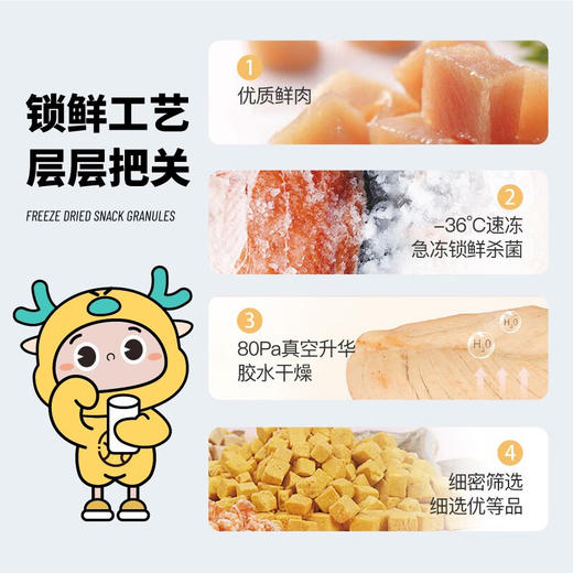 灵宠物语宠物零食三文鱼冻干60g 商品图3