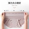 【7条礼盒装】简出色50S加宽加长舱_A类50S舒小裤弧形加长裆部中腰高弹包臀纯棉A类标准女士三角裤 商品缩略图5