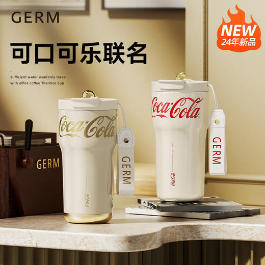 【分仓直发包邮】GERM格沵可口可乐联名款小蛮腰系列保温杯700ml（绯白/莹贝/桃气）GE-CK23AW-B79 商品图0
