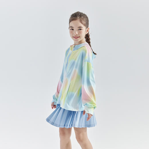 cicochild 25年夏季新款女童晕染针织防晒服中大童亲子凉感防晒衣 商品图4