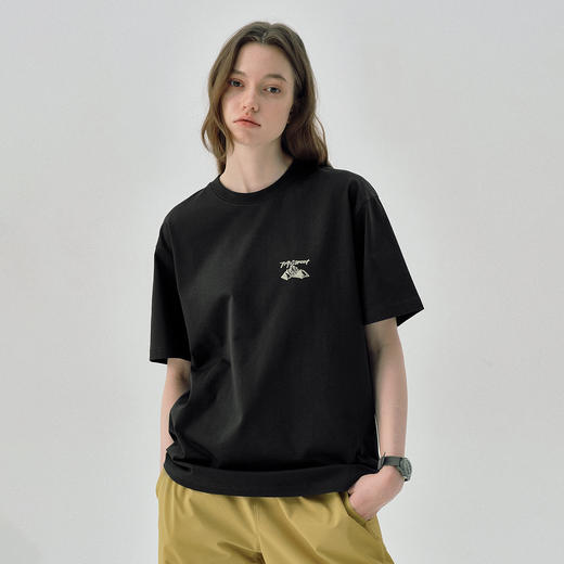 714street速干透气户外山峰夜光印花短袖T恤男夏季新款凉感防晒衣 商品图0