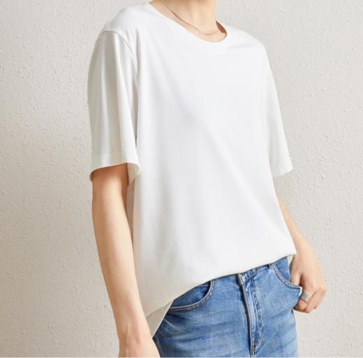 【99元3件，加购3件拍立减，单件不发货】240g竹节棉短袖，12色可选，新疆棉和竹纤维混纺，清凉会呼吸 商品图9