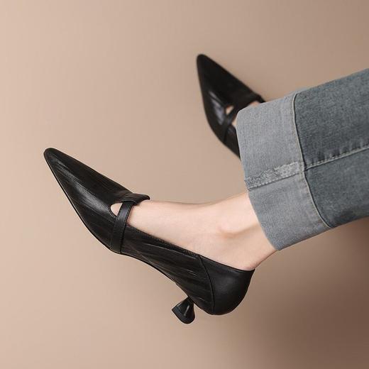 【预售5天】时尚法式低跟小皮鞋，拼色气质显瘦单鞋PLGZ&D171-2 商品图3