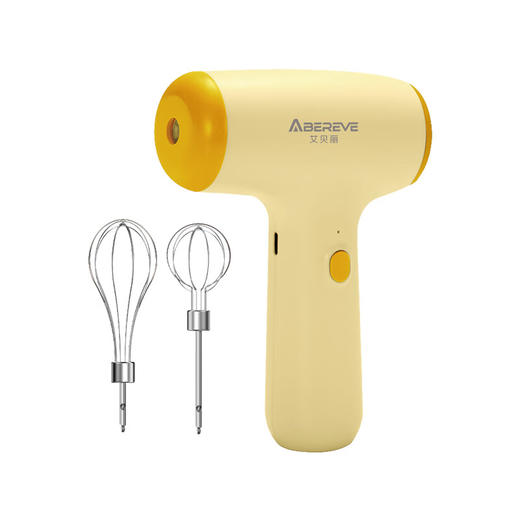 【多样屋专柜】艾贝丽无线打蛋器 明黄色 商品图0