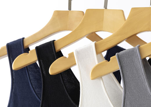 【高品质私服】【纯天丝坑条背心】进口斯托尔16针横机针织1X1针织工艺YS88385-CC 商品图2