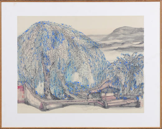 林顺文《山水之一》国画34CM*44.5CM约1.4平尺手绘纸本宣纸作品【原作编号GH0449】 商品图7