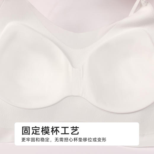 都市丽人小冰沙基础简约特殊面料短抹胸超薄冰丝抹胸LVH1B5 商品图7