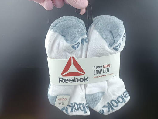 外贸正品锐步女款中帮毛巾底运动训练袜！
码数适合35-39码
4个配色，一卡六双! 商品图1