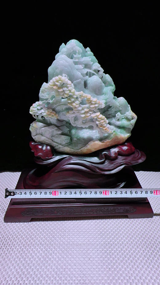 620891翡翠摆件【高山流水】 商品图2