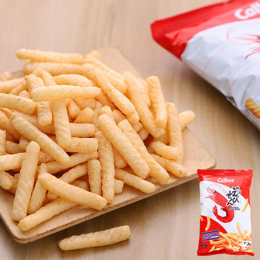 泰国进口卡乐比河童虾条天然健康非油炸原味90g 商品图2