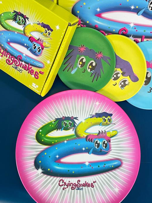 CryingCenter Snakes2025蛇年系列环保级竹纤维盘子平盘便携餐具 商品图0