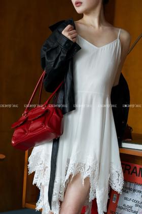 【门店同款】ENJOY春季绮梦繁花不规则蕾丝吊带裙 161895837