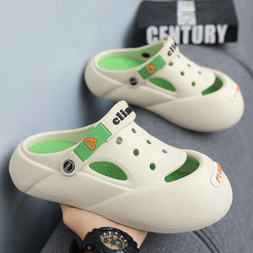 【夏季新款洞洞鞋】男踩屎感厚底拖鞋防滑软底外穿透气沙滩凉鞋男。ry