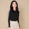 【女士插肩长袖】撞色复古插肩袖t恤女短上衣冬季春秋装美式辣妹ins长袖打底衫内搭 商品缩略图5